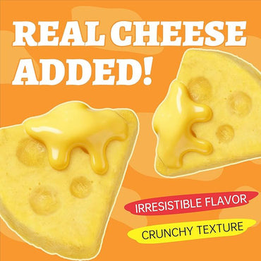 Wellix 7.41oz Freeze Dried Cheese Pet Treats | High Protein, Grain Free, Crunchy | For Dogs & Cats, Training & Daily Snacking