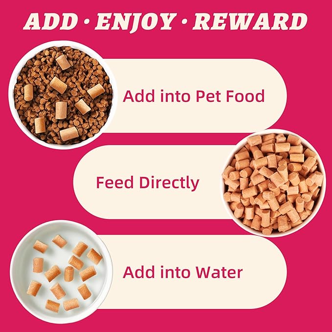 Wellix Rabbit & Cranberry Freeze-Dried Treats for Cats & Dogs | Hypoallergenic Grain-Free Recipe 3.5 oz