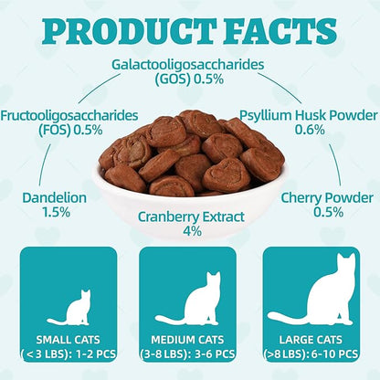 Wellix Chicken-Flavored Biscuit Treats for Cats & Kittens, with Dandelion & Cranberry, 13.5 oz