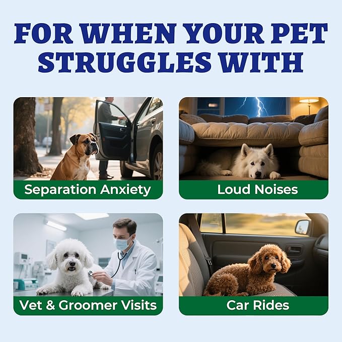 Wellix Calming Bites para Perros, 260 Unidades | Masticables Suaves con Melatonina y L-Teanina | Soporte para la Calma en Situaciones Diarias
